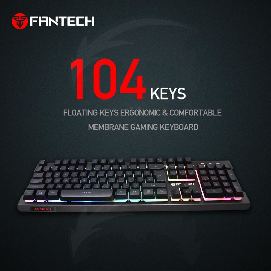 Fantech K612 Soldier Rgb Gaming Keyboard Fantech K612 Soldier Rgb Gaming Keyboard